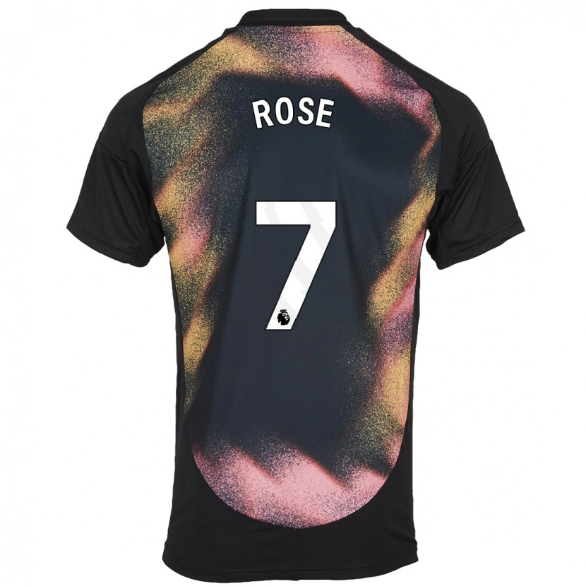 Danxen Kid Deanne Rose #7 Black White Away Jersey 2024/25 T-Shirt