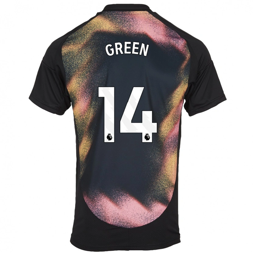 Danxen Kid Josie Green #14 Black White Away Jersey 2024/25 T-Shirt