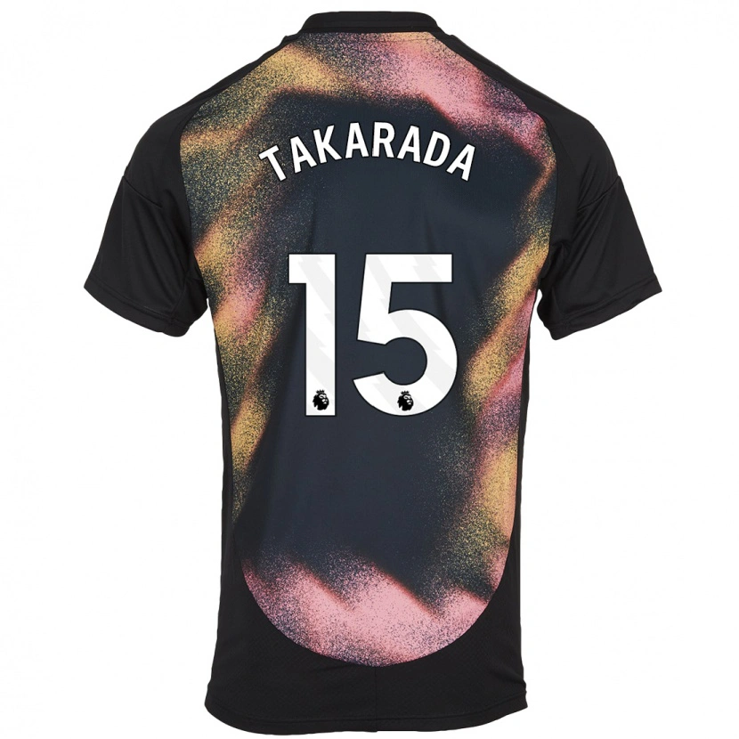 Danxen Kid Saori Takarada #15 Black White Away Jersey 2024/25 T-Shirt