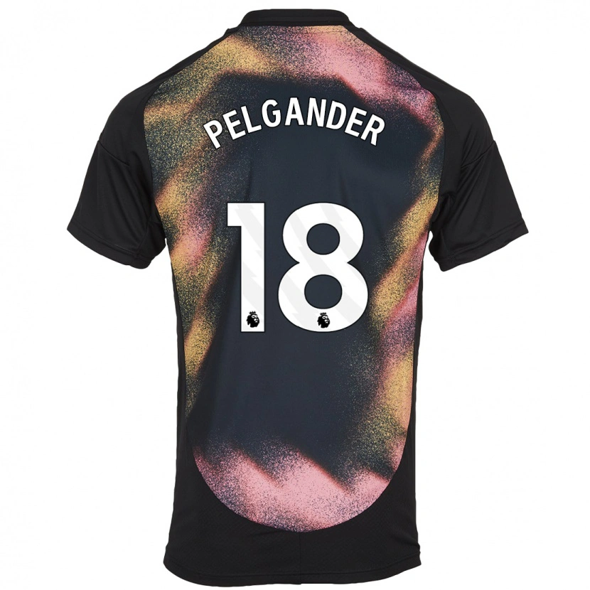 Danxen Kid Emilia Pelgander #18 Black White Away Jersey 2024/25 T-Shirt