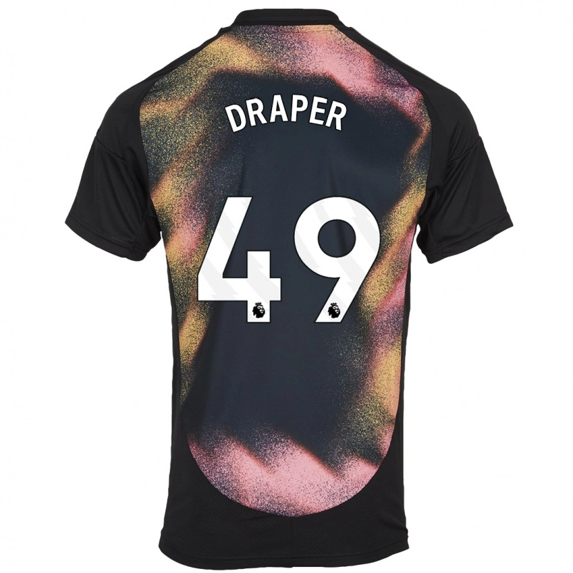 Danxen Kid Denny Draper #49 Black White Away Jersey 2024/25 T-Shirt