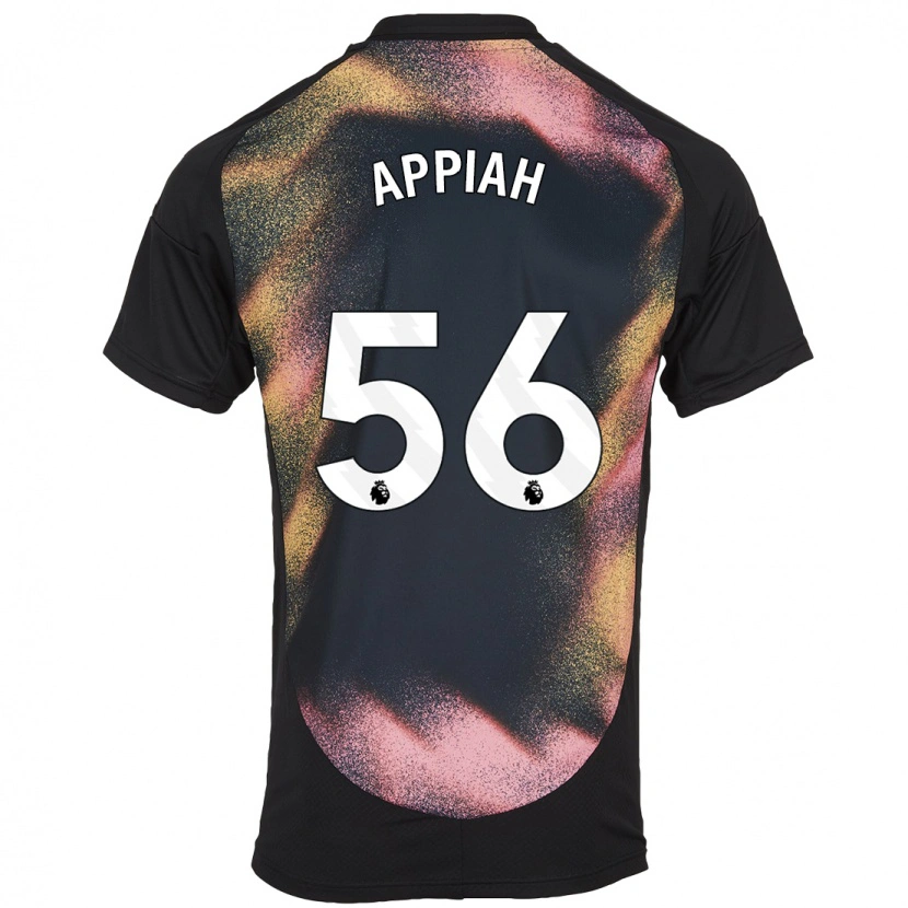 Danxen Kid Paul Appiah #56 Black White Away Jersey 2024/25 T-Shirt