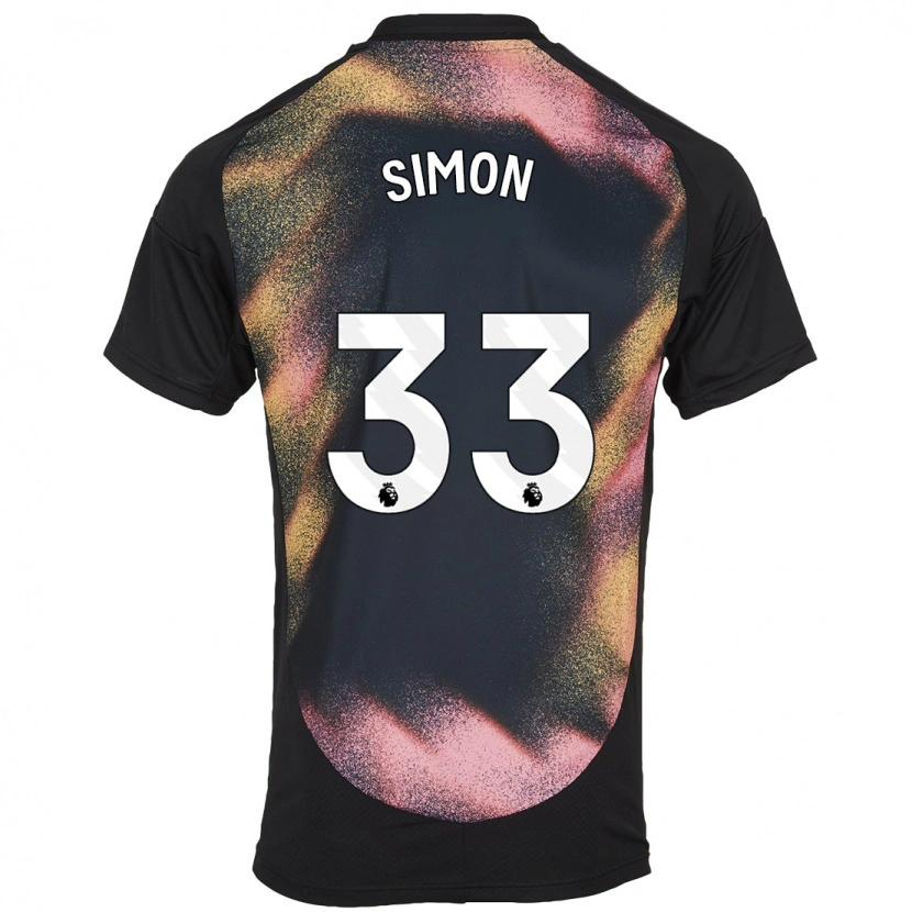 Danxen Kid Erin Simon #33 Black White Away Jersey 2024/25 T-Shirt