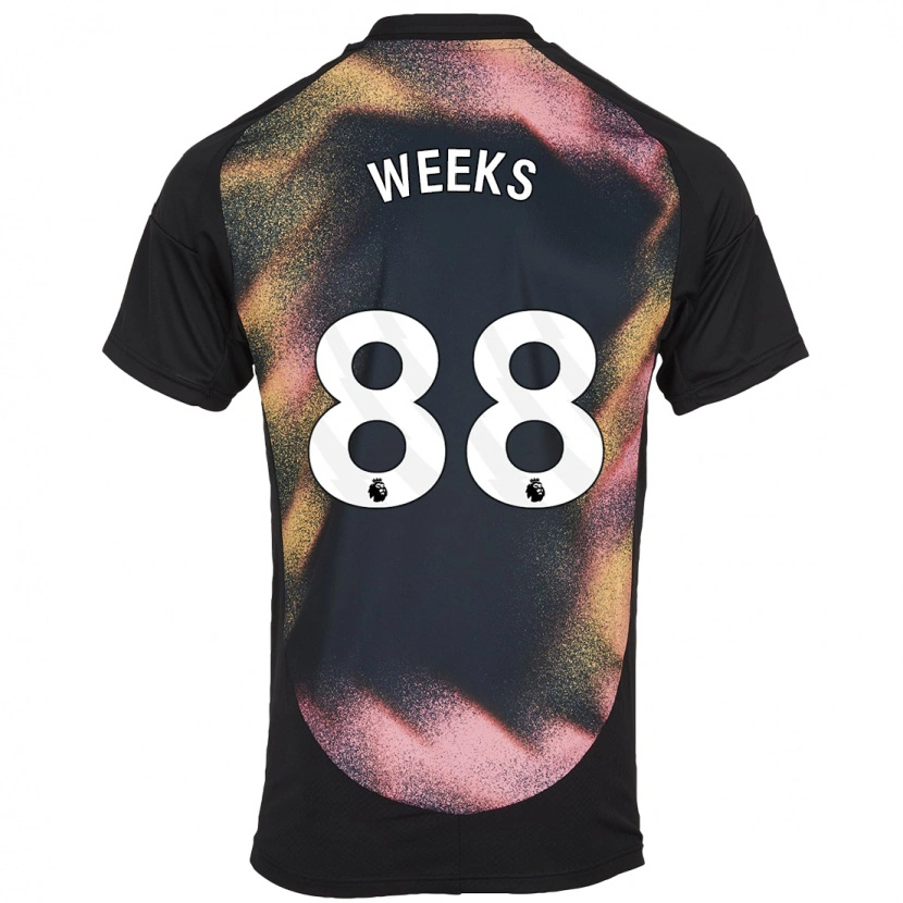 Danxen Kid Tyler Weeks #88 Black White Away Jersey 2024/25 T-Shirt