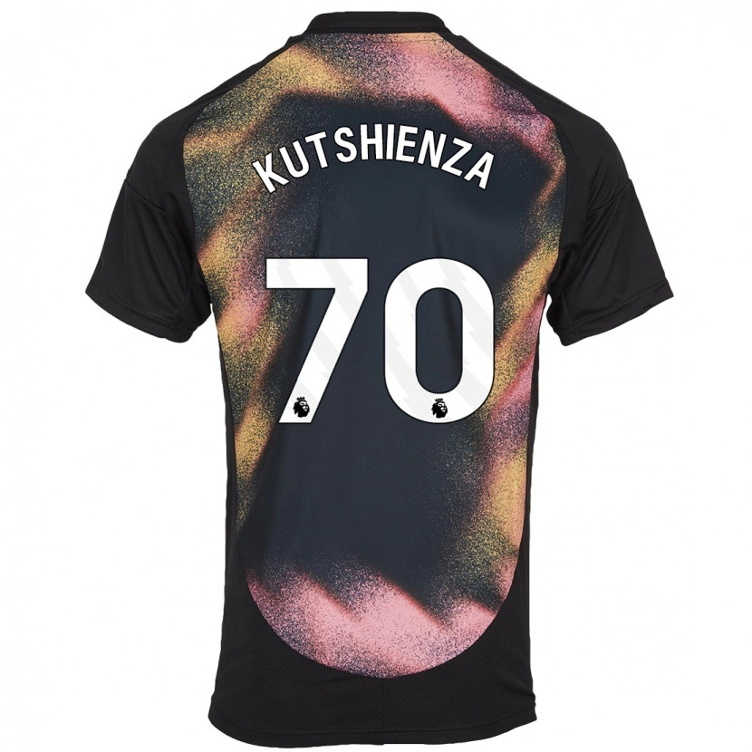 Danxen Kid Jesper Kutshienza #70 Black White Away Jersey 2024/25 T-Shirt