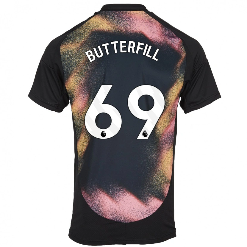 Danxen Kid Jack Butterfill #69 Black White Away Jersey 2024/25 T-Shirt