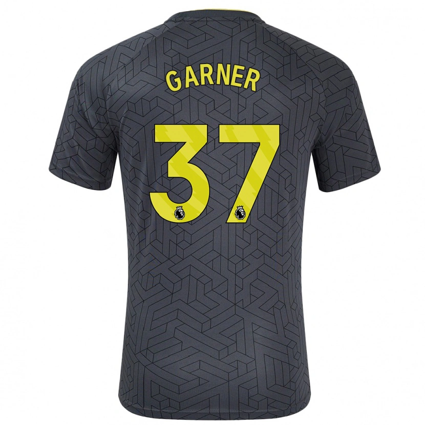 Danxen Kid James Garner #37 Black Yellow Away Jersey 2024/25 T-Shirt