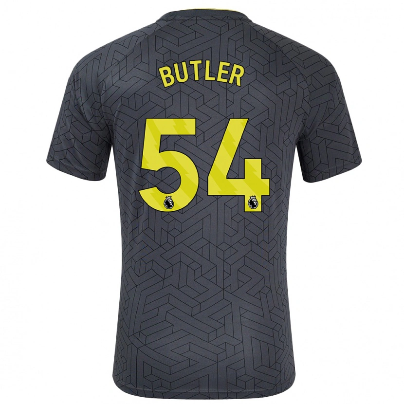 Danxen Kid Jack Butler #54 Black Yellow Away Jersey 2024/25 T-Shirt