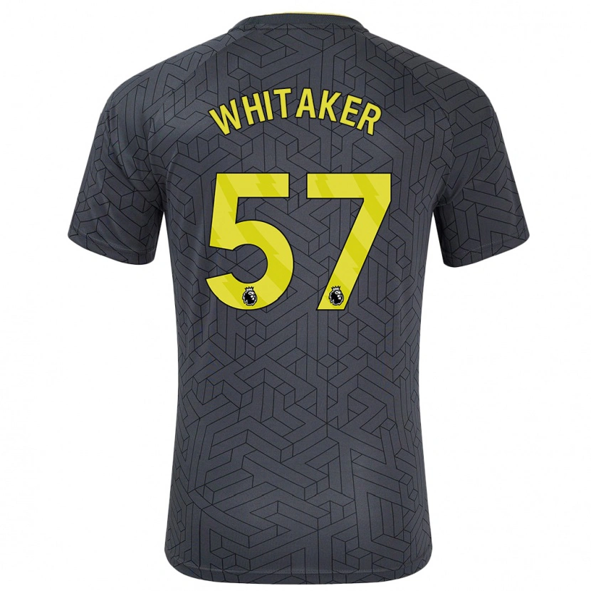 Danxen Kid Charlie Whitaker #57 Black Yellow Away Jersey 2024/25 T-Shirt