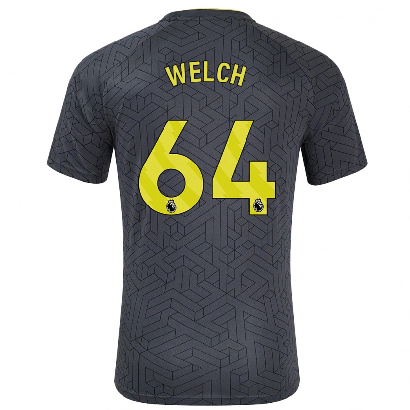 Danxen Kid Reece Welch #64 Black Yellow Away Jersey 2024/25 T-Shirt