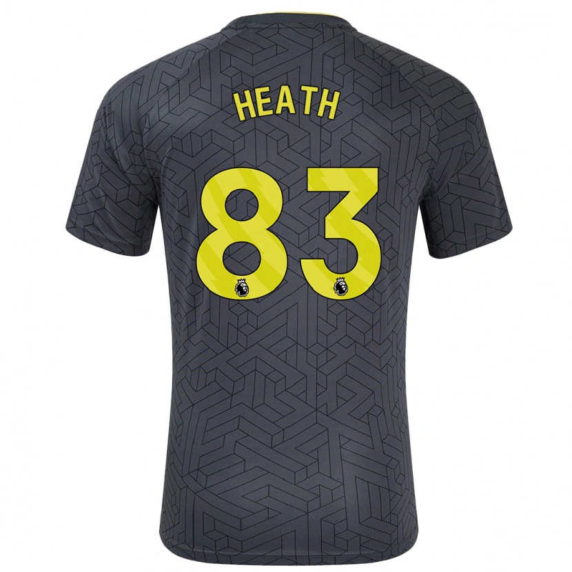 Danxen Kid Isaac Heath #83 Black Yellow Away Jersey 2024/25 T-Shirt