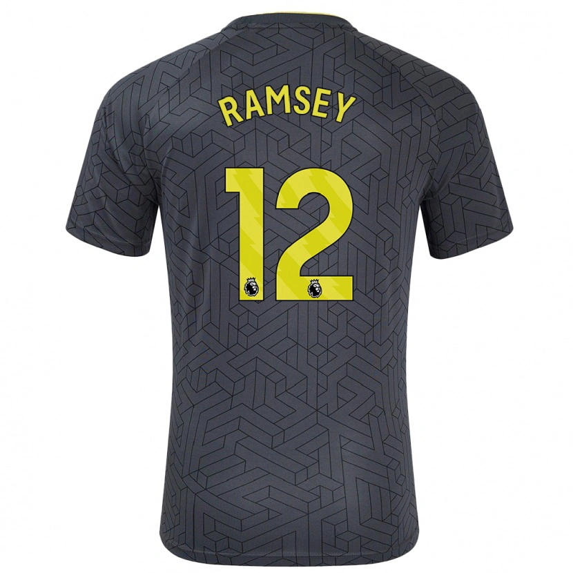 Danxen Kid Emily Ramsey #12 Black Yellow Away Jersey 2024/25 T-Shirt