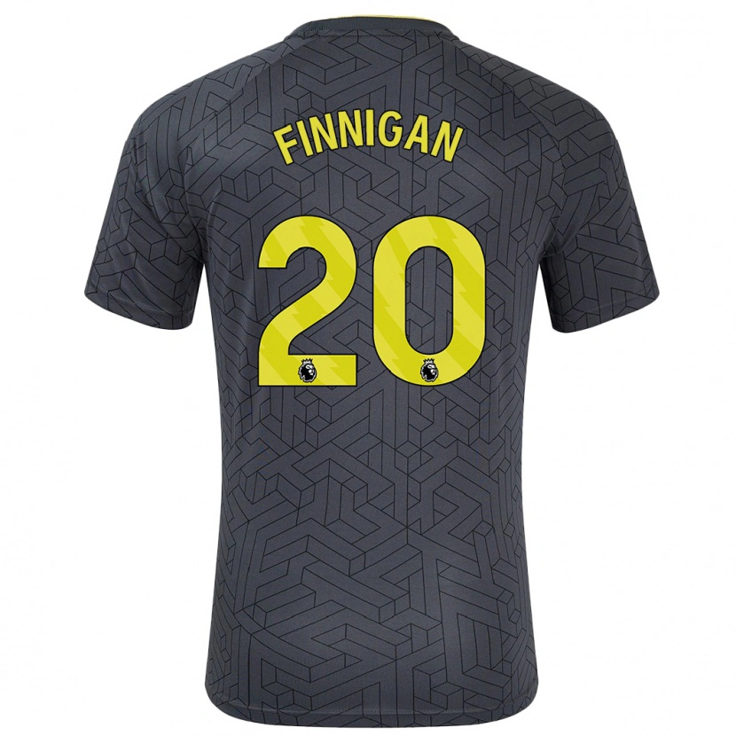 Danxen Kid Megan Finnigan #20 Black Yellow Away Jersey 2024/25 T-Shirt