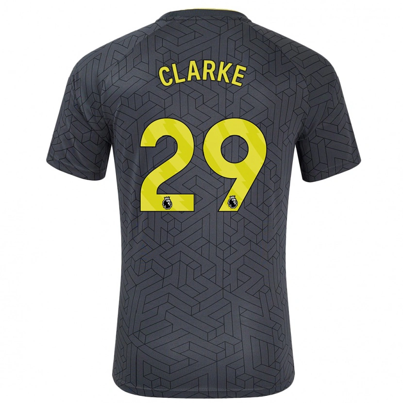 Danxen Kid Abbey Clarke #29 Black Yellow Away Jersey 2024/25 T-Shirt