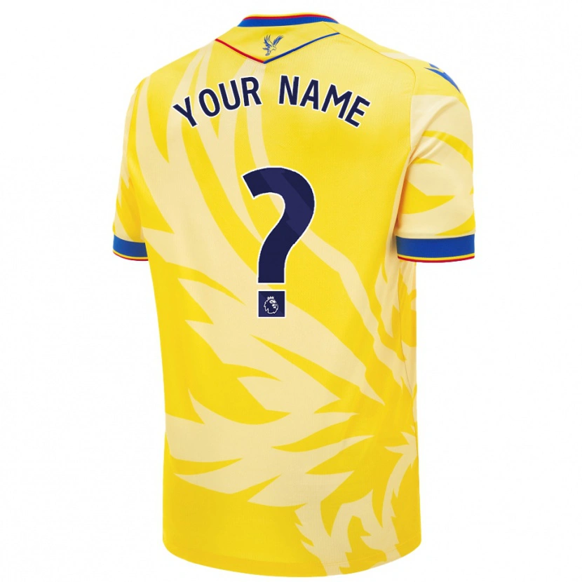 Danxen Kid Your Name #0 Yellow Away Jersey 2024/25 T-Shirt