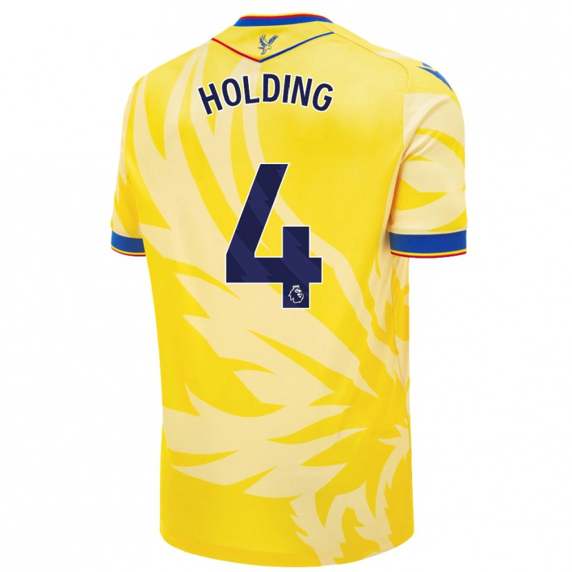 Danxen Kid Rob Holding #4 Yellow Away Jersey 2024/25 T-Shirt