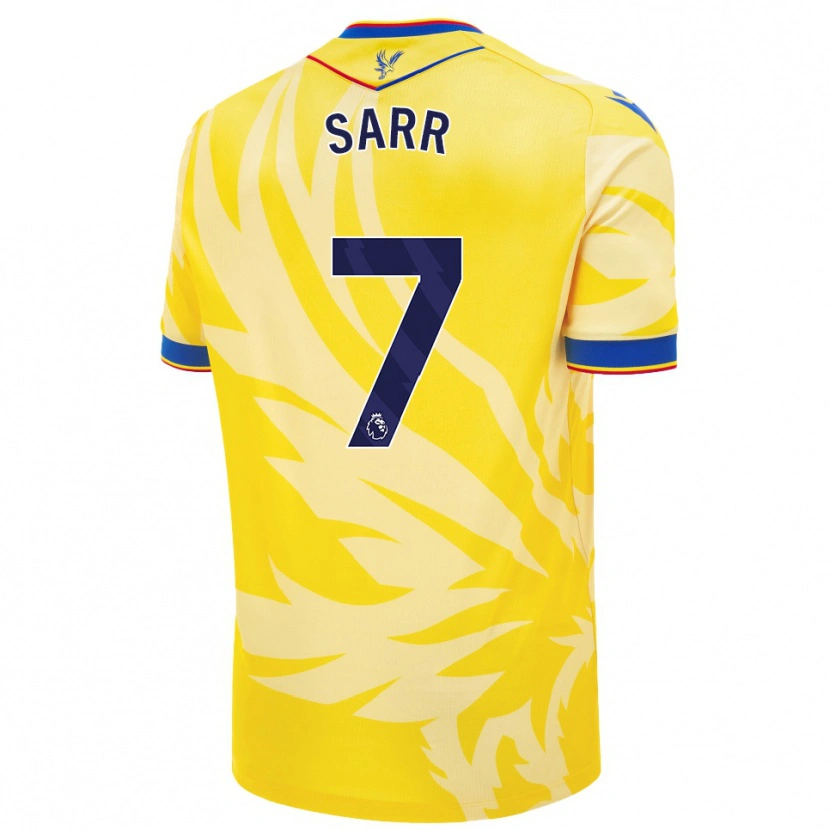 Danxen Kid Ismaïla Sarr #7 Yellow Away Jersey 2024/25 T-Shirt