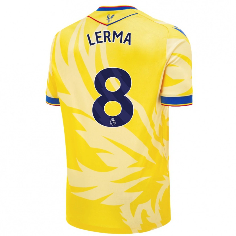 Danxen Kid Jefferson Lerma #8 Yellow Away Jersey 2024/25 T-Shirt