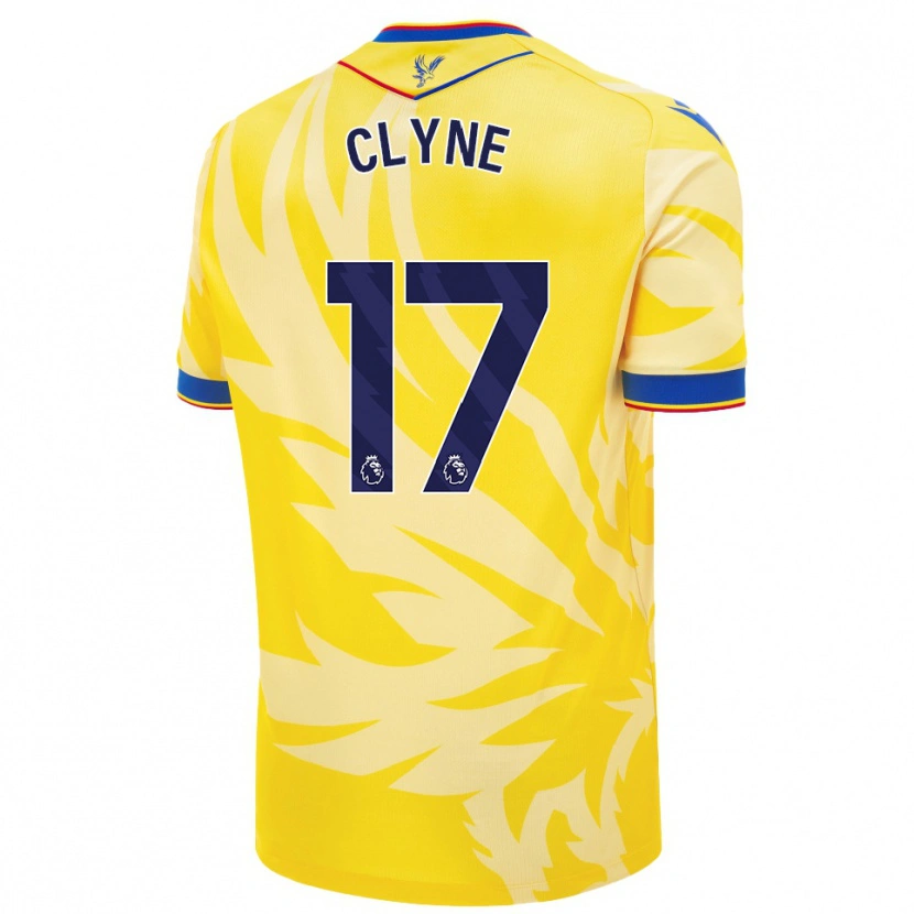 Danxen Kid Nathaniel Clyne #17 Yellow Away Jersey 2024/25 T-Shirt