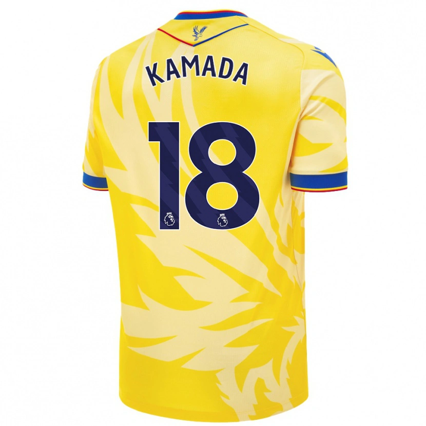 Danxen Kid Daichi Kamada #18 Yellow Away Jersey 2024/25 T-Shirt