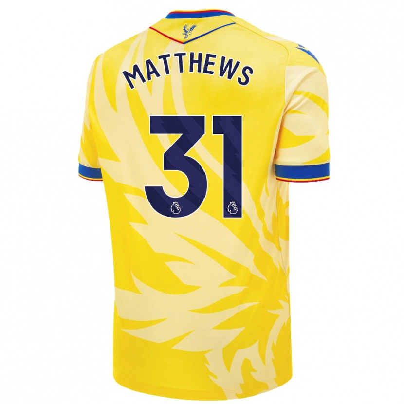 Danxen Kid Remi Matthews #31 Yellow Away Jersey 2024/25 T-Shirt