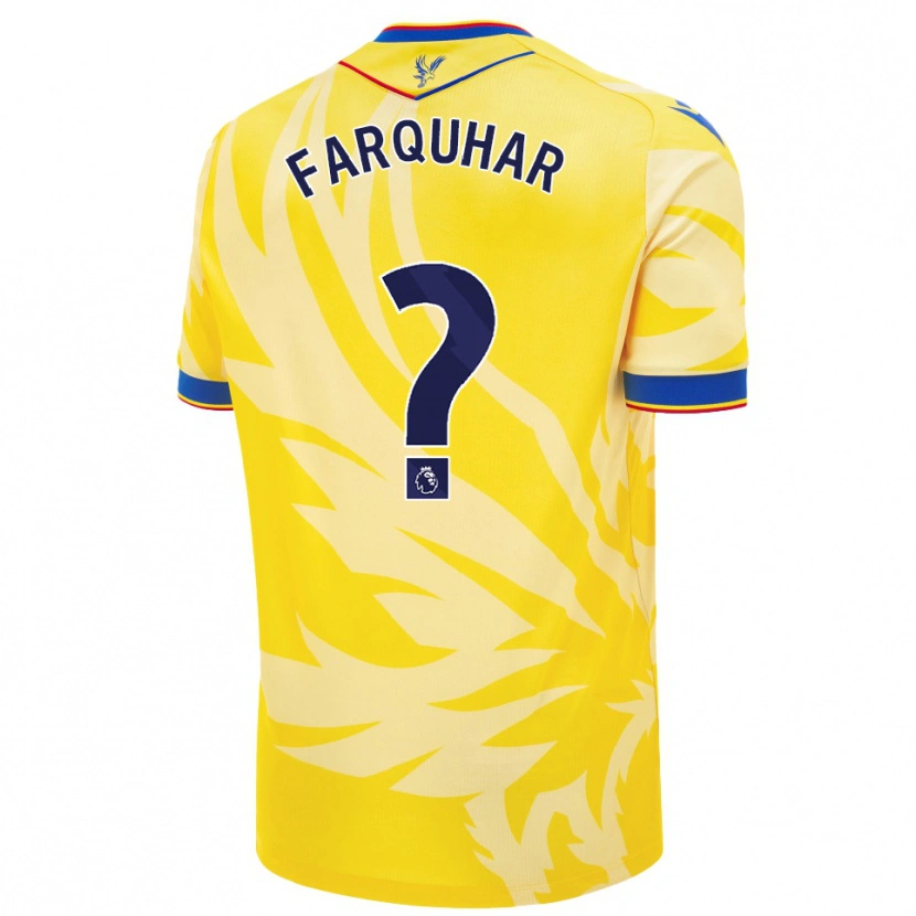 Danxen Kid Craig Farquhar #0 Yellow Away Jersey 2024/25 T-Shirt