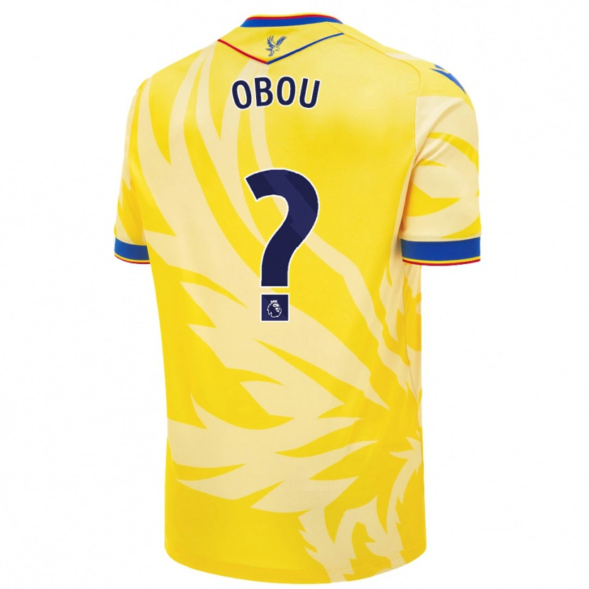 Danxen Kid David Obou #0 Yellow Away Jersey 2024/25 T-Shirt