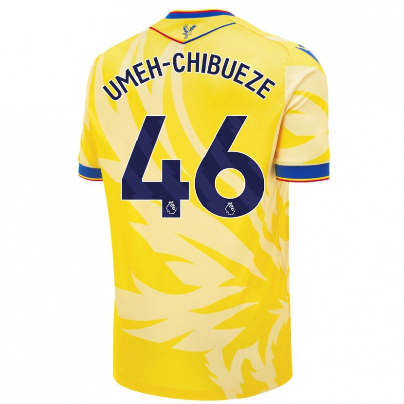 Danxen Kid Franco Umeh-Chibueze #46 Yellow Away Jersey 2024/25 T-Shirt