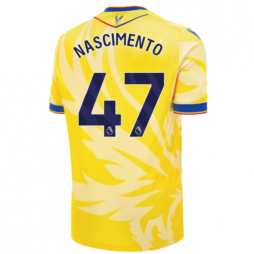 Danxen Kid Adler Nascimento #47 Yellow Away Jersey 2024/25 T-Shirt