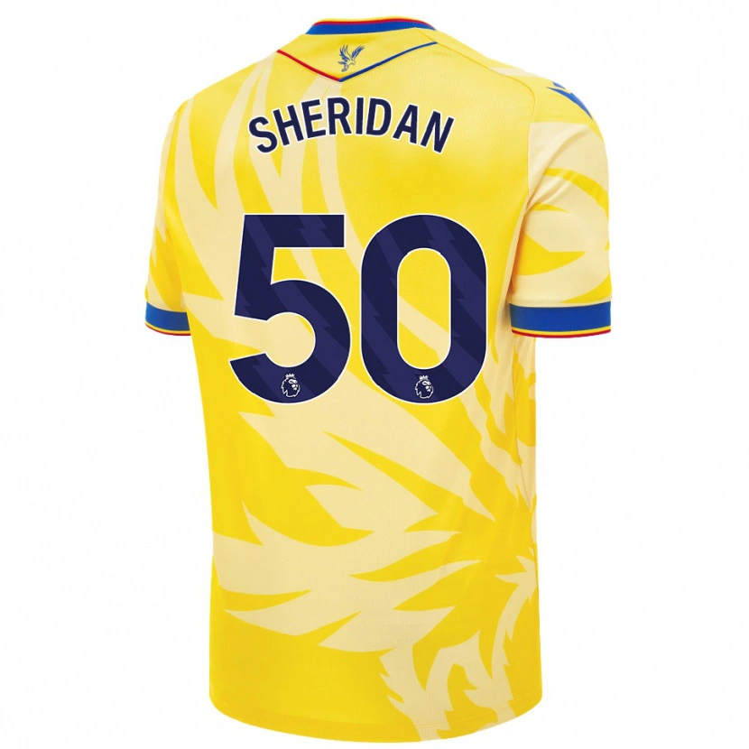 Danxen Kid Joe Sheridan #50 Yellow Away Jersey 2024/25 T-Shirt