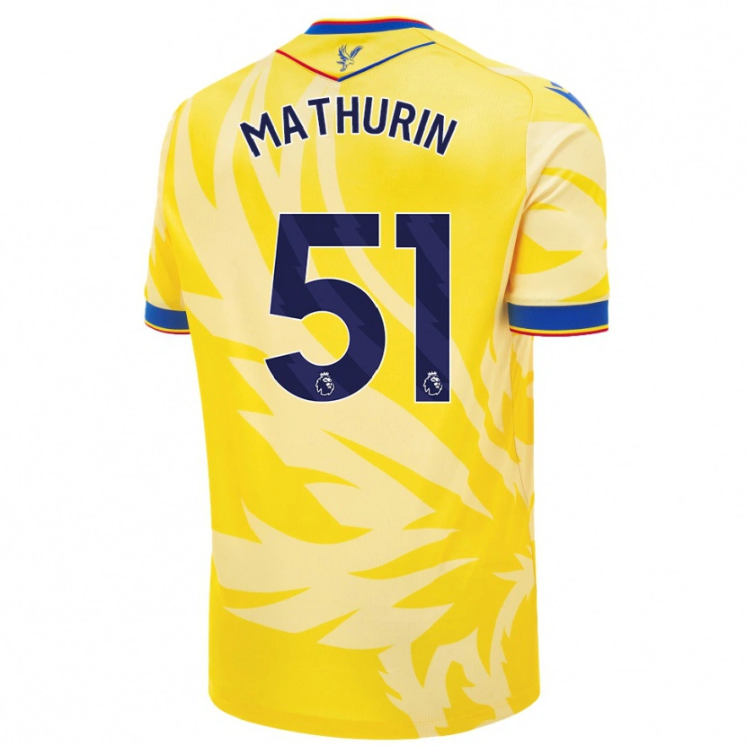 Danxen Kid Roshaun Mathurin #51 Yellow Away Jersey 2024/25 T-Shirt