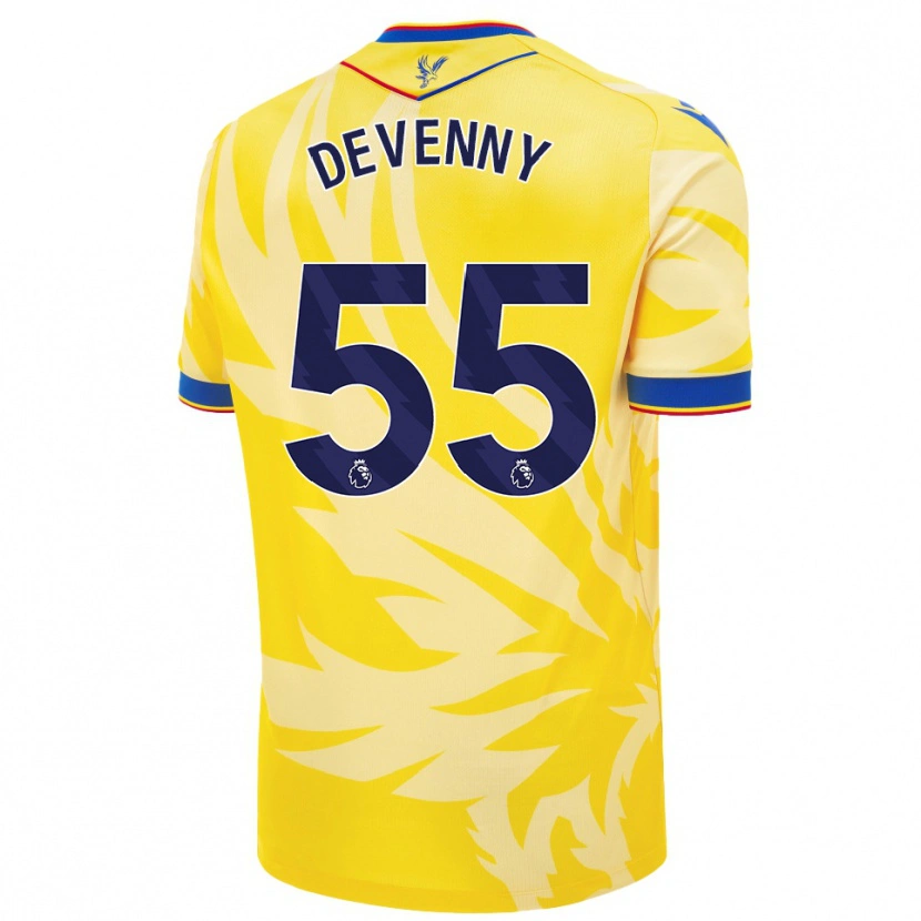 Danxen Kid Justin Devenny #55 Yellow Away Jersey 2024/25 T-Shirt