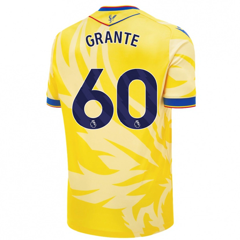 Danxen Kid Jake Grante #60 Yellow Away Jersey 2024/25 T-Shirt