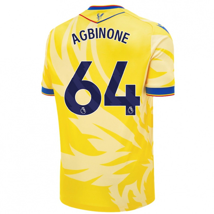 Danxen Kid Asher Agbinone #64 Yellow Away Jersey 2024/25 T-Shirt