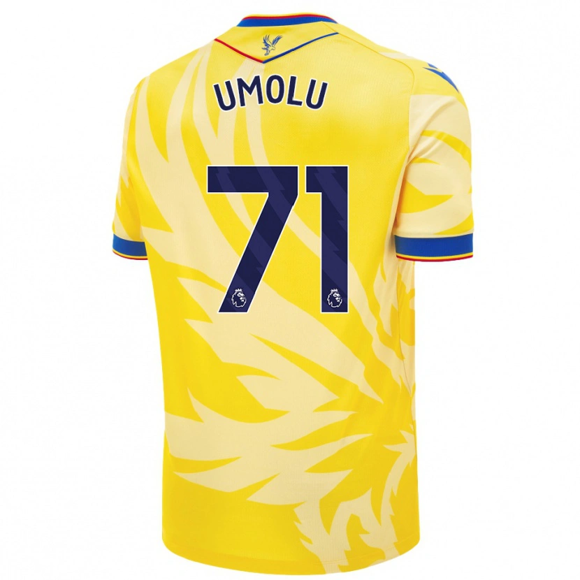 Danxen Kid Jemiah Umolu #71 Yellow Away Jersey 2024/25 T-Shirt