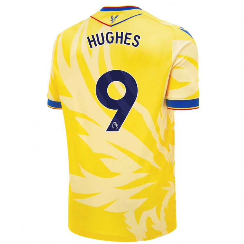 Danxen Kid Elise Hughes #9 Yellow Away Jersey 2024/25 T-Shirt