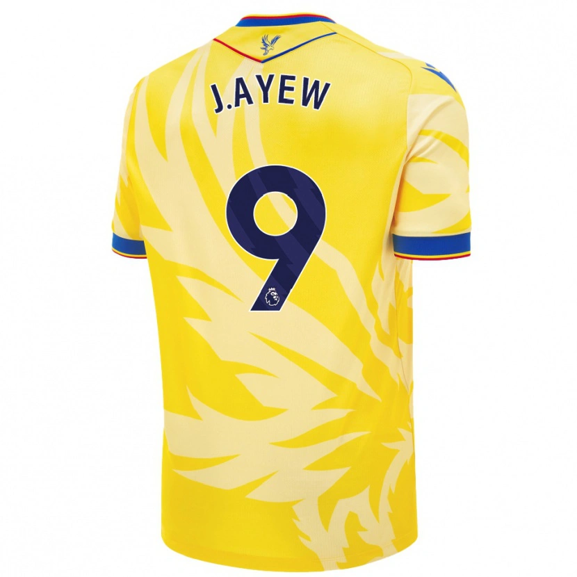 Danxen Kid Jordan Ayew #9 Yellow Away Jersey 2024/25 T-Shirt