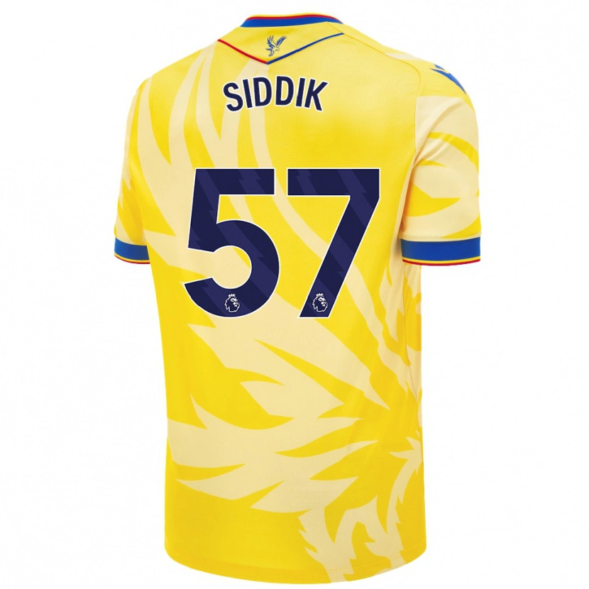 Danxen Kid Cardo Siddik #57 Yellow Away Jersey 2024/25 T-Shirt