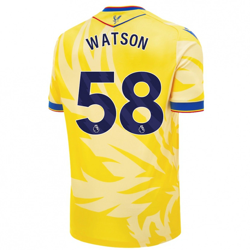 Danxen Kid Noah Watson #58 Yellow Away Jersey 2024/25 T-Shirt