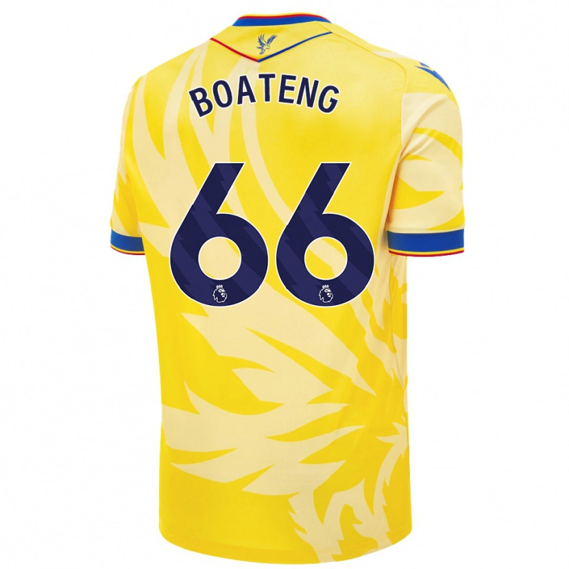 Danxen Kid David Boateng #66 Yellow Away Jersey 2024/25 T-Shirt