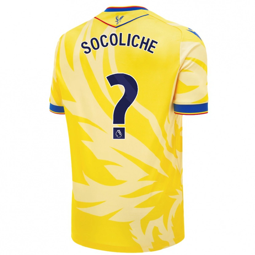 Danxen Kid Basilio Rieno Socoliche #0 Yellow Away Jersey 2024/25 T-Shirt