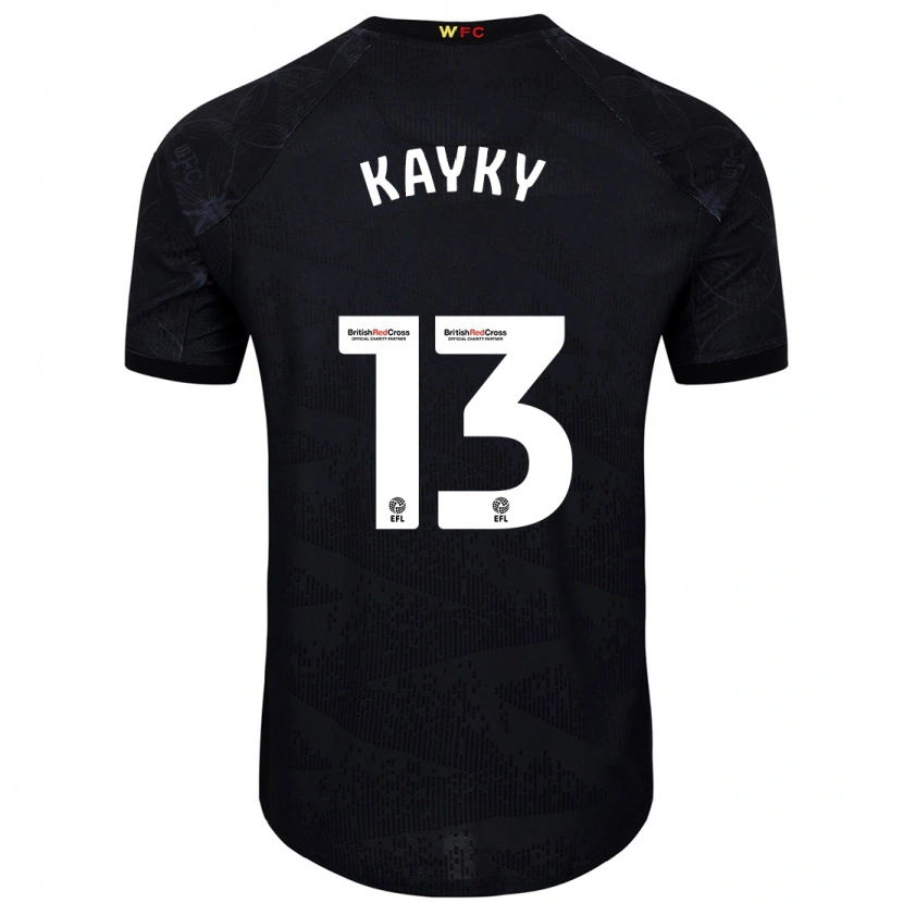 Danxen Kid Kayky Almeida #13 Black White Away Jersey 2024/25 T-Shirt