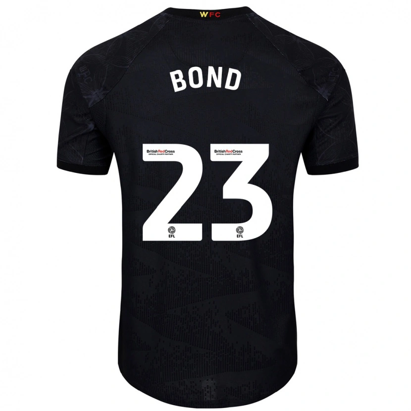 Danxen Kid Jonathan Bond #23 Black White Away Jersey 2024/25 T-Shirt