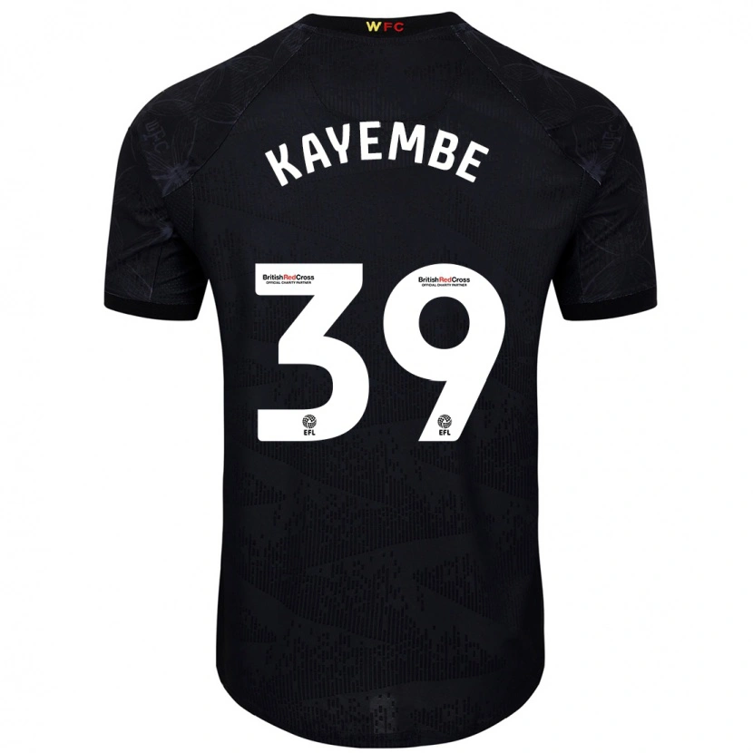 Danxen Kid Edo Kayembe #39 Black White Away Jersey 2024/25 T-Shirt