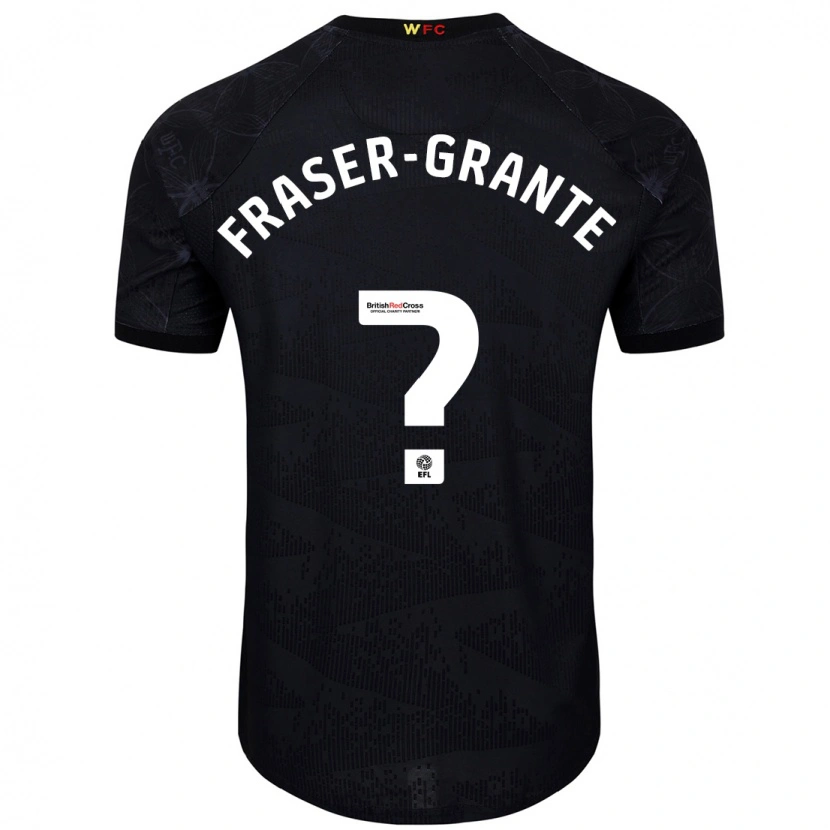 Danxen Kid Zak Fraser-Grante #0 Black White Away Jersey 2024/25 T-Shirt