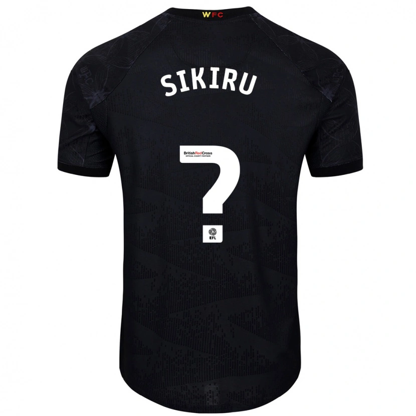 Danxen Kid Prince Sikiru #0 Black White Away Jersey 2024/25 T-Shirt