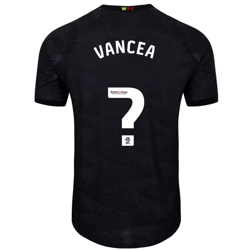 Danxen Kid Raul Vancea #0 Black White Away Jersey 2024/25 T-Shirt