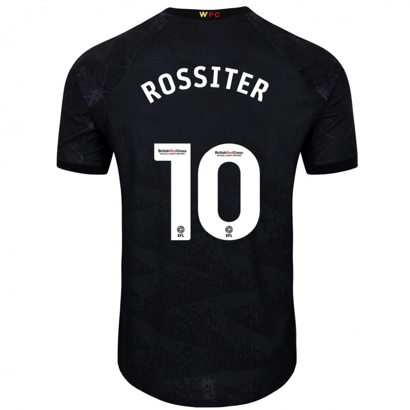 Danxen Kid Annie Rossiter #10 Black White Away Jersey 2024/25 T-Shirt