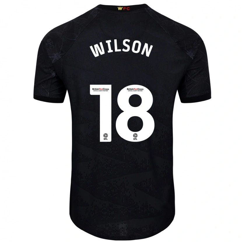 Danxen Kid Poppy Wilson #18 Black White Away Jersey 2024/25 T-Shirt