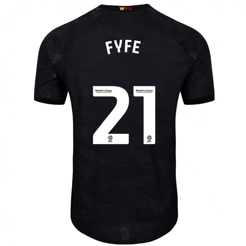 Danxen Kid Flo Fyfe #21 Black White Away Jersey 2024/25 T-Shirt